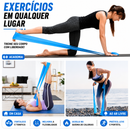 Kit 3 Faixas Elásticas para Treino Multifuncional