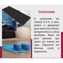 Colchonete Eva linha premium 100x50x1cm Academia Pilates Abdominal Tapete Yoga exercícios treino Crossfit