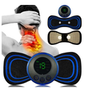Kit Mini Massageador E Tapete Portátil Recarregável Dor Pescoço Coluna Pernas alívio da dor ferramenta ombro perna massa
