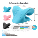 Travesseiro para Cervical Ajuda no Alívio da Dor Massageador Corporal Almofada Quiroprática Yoga
