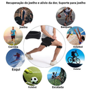 kit 2 Joelheiras Cinta Patelar Faixa Infra Joelho Ajustável – Previne Lesões Alívia Dor e Suporte